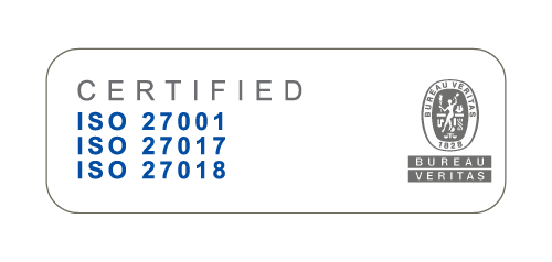ISO 27001 27017 27018 certifications logo
